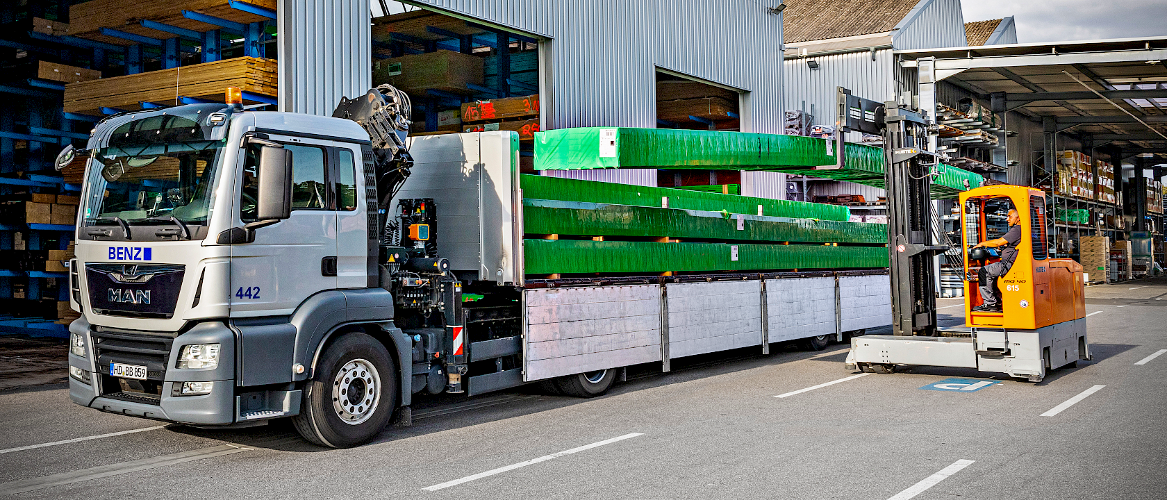 Ihr starker Partner in Lieferung und Logistik.